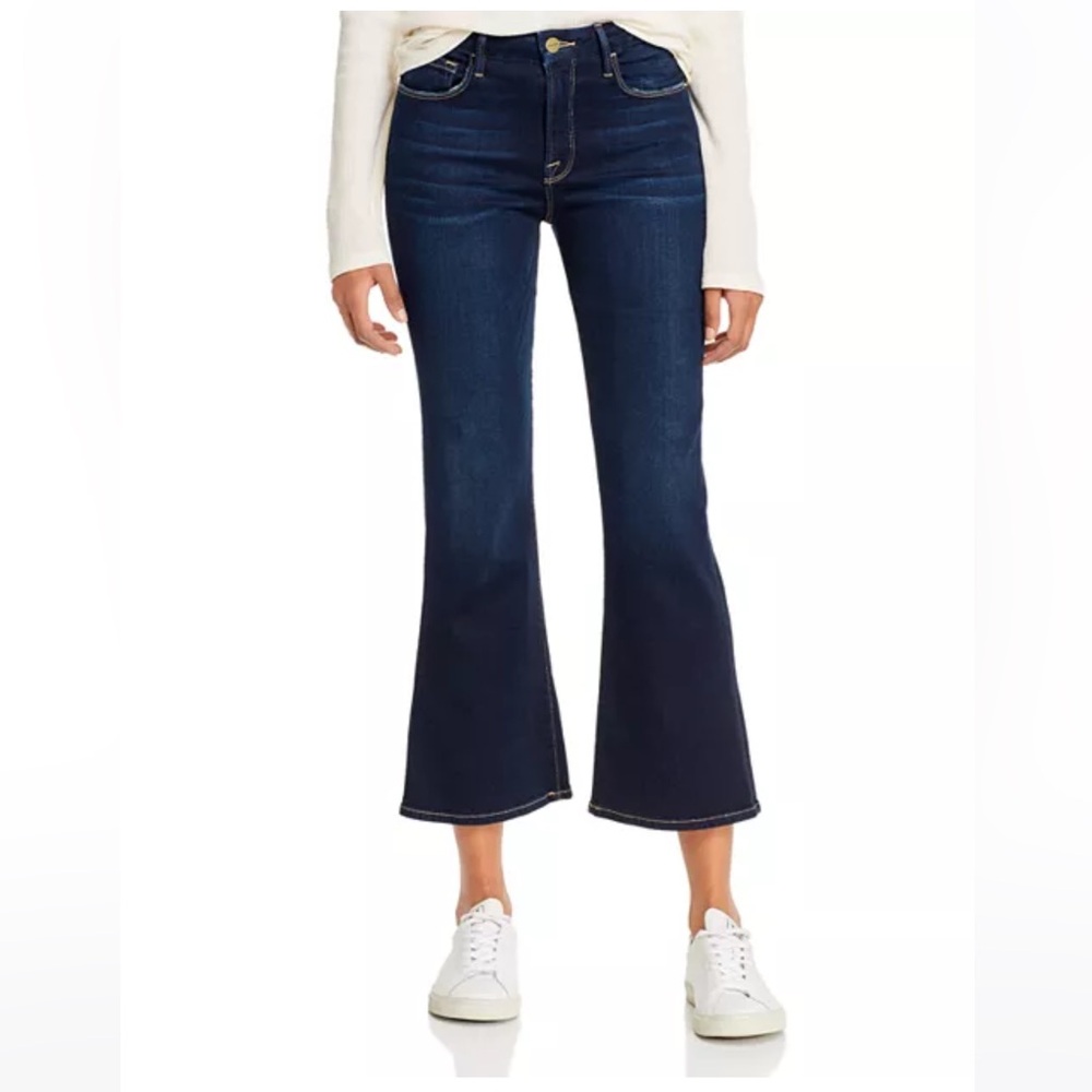 Frame Le Mini Crop Boot in Cabana